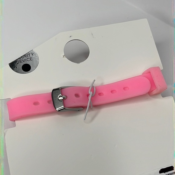 Medical ID Bracelet - Type 2 Diabetes Pink Silicone Adjustable Alert Bracelet‎ - Picture 2 of 3